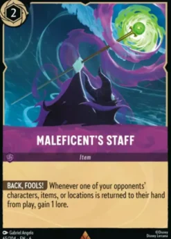 Maleficent's Staff (foil) - Azurite Sea