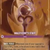 Maleficent's Staff (foil) (borderless) - Azurite Sea