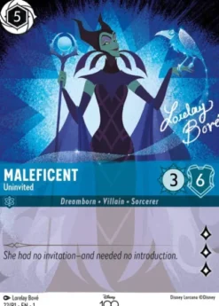 Maleficent, Uninvited (foil) (borderless) - Promo Set 1