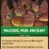 Malicious, Mean, and Scary (foil) - Whispers in the Well