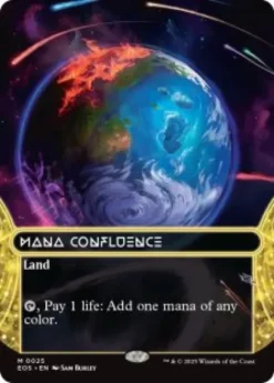 Mana Confluence (#25) (foil) (borderless) - Edge of Eternities Stellar Sights