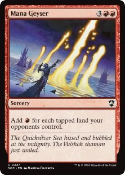 Mana Geyser - Secrets of Strixhaven Commander