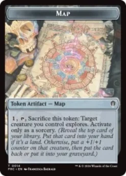 Map token (foil) - Reality Fracture Commander