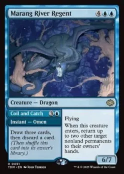 Marang River Regent (foil) - Tarkir: Dragonstorm Planeswalker Stamped