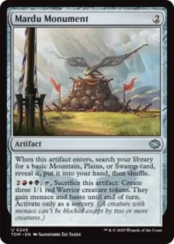 Mardu Monument (foil) - Tarkir: Dragonstorm