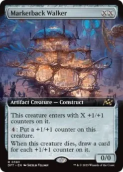 Marketback Walker (#393) (extended art) - Aetherdrift Varianten