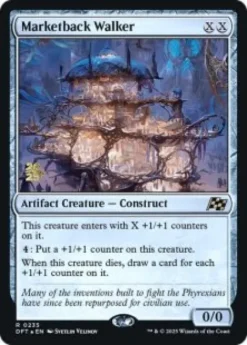 Marketback Walker (foil) - Aetherdrift Prerelease Promo's