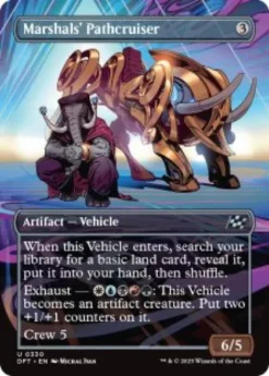 Marshals' Pathcruiser (foil) (borderless) - Aetherdrift Varianten