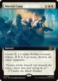 Martial Coup (extended art) - Marvel Super Heroes Commander Varianten