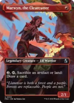 Marwyn, the Clearcutter (foil) (borderless) - Reality Fracture Varianten