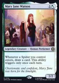 Mary Jane Watson (foil) - Marvel's Spider-Man Prerelease Promo's
