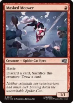 Masked Meower (foil) - Marvel Super Heroes Commander