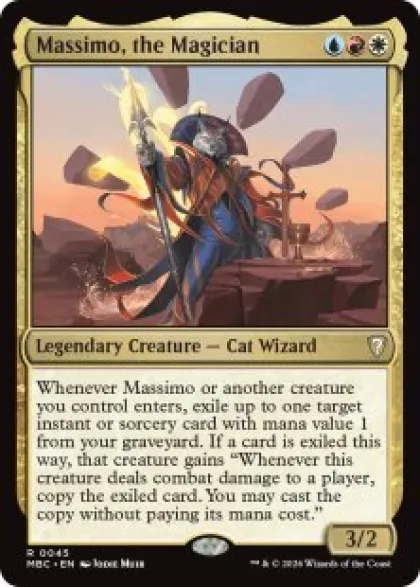 Massimo, the Magician - Mystery Booster Commander Edition