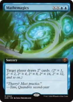 Mathemagics (#320) (extended art) - Secrets of Strixhaven Varianten