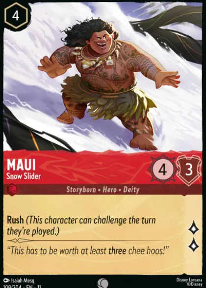 Maui, Snow Slider (foil) - Winterspell