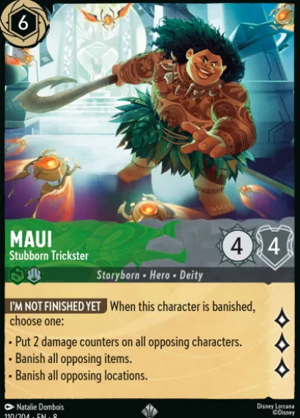 Maui, Stubborn Trickster (foil) - Reign of Jafar
