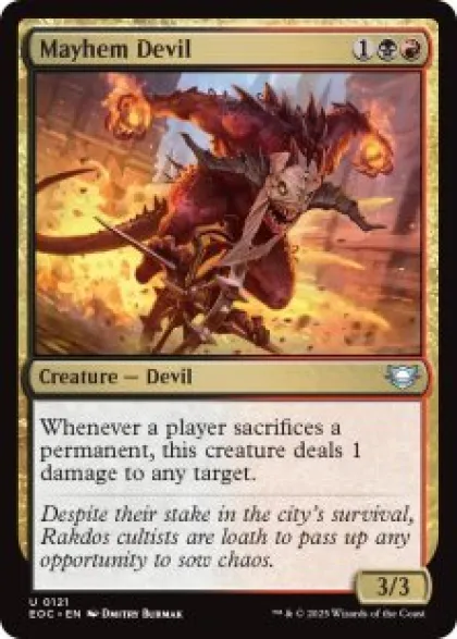 Mayhem Devil - Edge of Eternities Commander