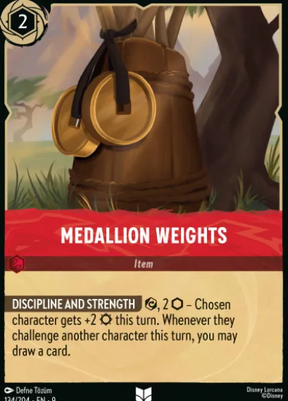 Medallion Weights (foil) - Fabled