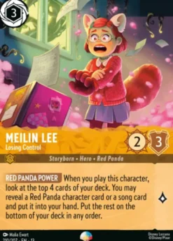 Meilin Lee, Losing Control (foil) (borderless) - Attack of the Vine!
