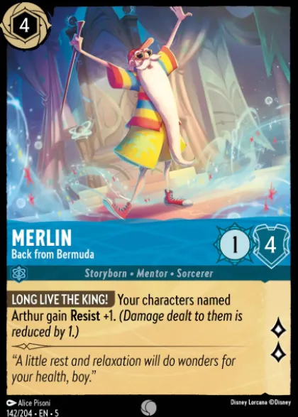 Merlin, Back from Bermuda (foil) - Shimmering Skies
