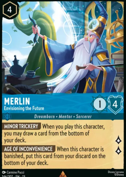 Merlin, Envisioning the Future (foil) - Attack of the Vine