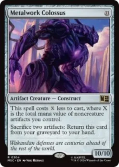 Metalwork Colossus (surge foil) - Marvel Super Heroes Commander