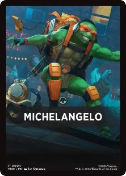 Michelangelo Front Card - Teenage Mutant Ninja Turtles Eternal-Legal