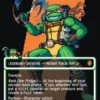 Michelangelo, the Heart (#92) (surge foil) (borderless) - Teenage Mutant Ninja Turtles Eternal-Legal Varianten