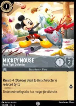 Mickey Mouse, Food Fight Defender (foil) - Shimmering Skies