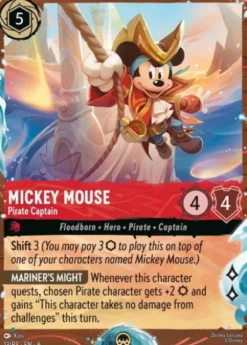 Mickey Mouse, Pirate Captain (foil) - Promo Set 3