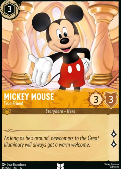 Mickey Mouse, True Friend (foil) - Fabled