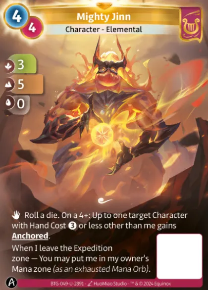 Mighty Jinn (U-2891) - Altered Kickstarter Uniques