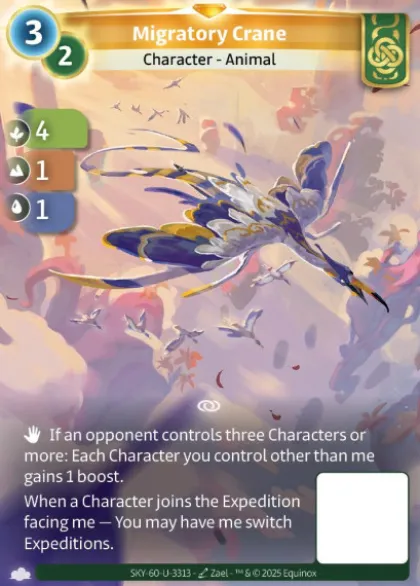 Migratory Crane (U-3313) - skybound unique