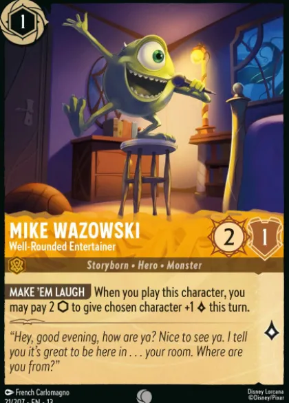 Mike Wazowski, Well-Rounded Entertainer (foil) - Attack of the Vine