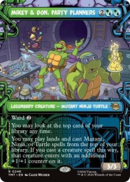Mikey & Don, Party Planners (showcase) - Teenage Mutant Ninja Turtles Varianten