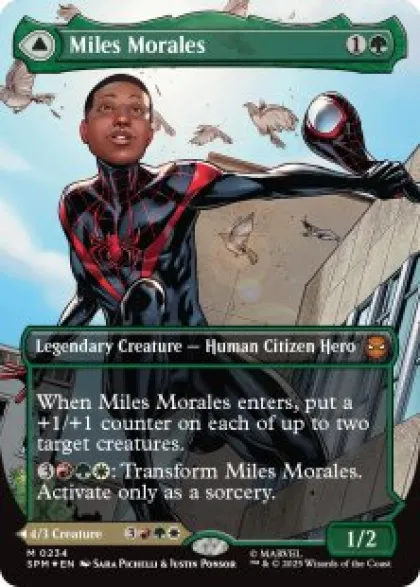 Miles Morales (#234) (foil) (borderless) - Marvel's Spider-Man Varianten