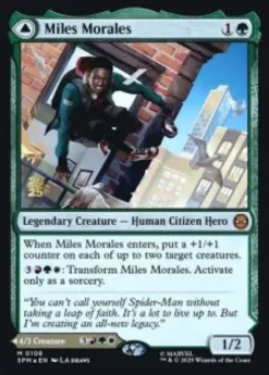 Miles Morales (foil) - Marvel's Spider-Man Prerelease Promo's