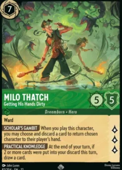 Milo Thatch, Getting His Hands Dirty (foil) - Wilds Unknown