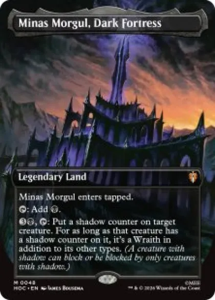 Minas Morgul, Dark Fortress (#48) (borderless) - The Hobbit Eternal