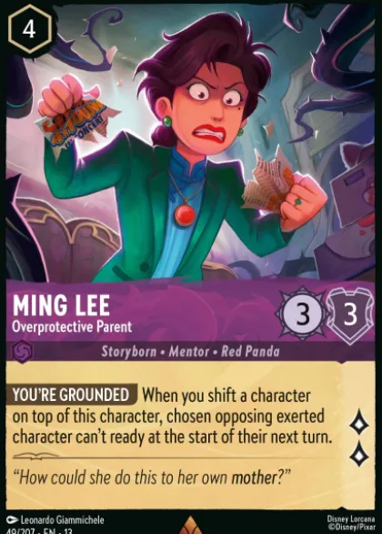 Ming Lee, Overprotective Parent - Attack of the Vine