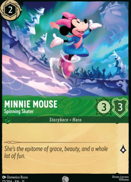 Minnie Mouse, Spinning Skater (foil) - Winterspell