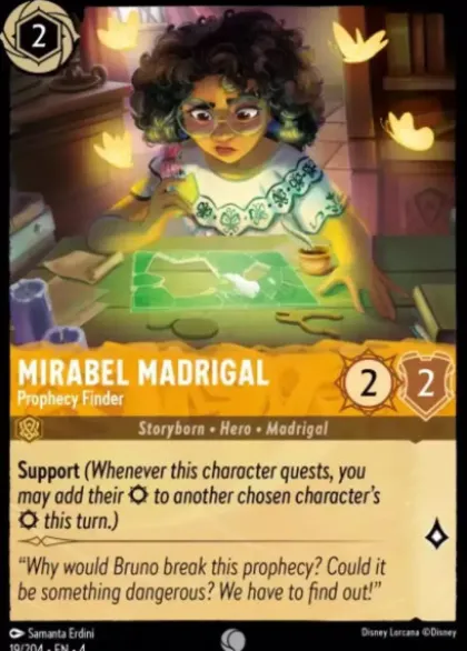 Mirabel Madrigal, Prophecy Finder (foil) - Ursula's Return