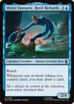 Mister Fantastic, Reed Richards (#445) (surge foil) - Marvel Super Heroes