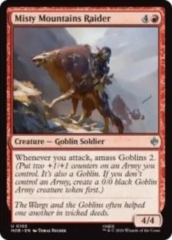 Misty Mountains Raider (foil) - The Hobbit