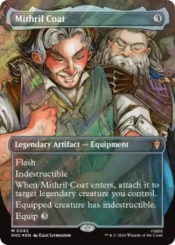 Mithril Coat (#83) (surge foil) (borderless) - The Hobbit Eternal