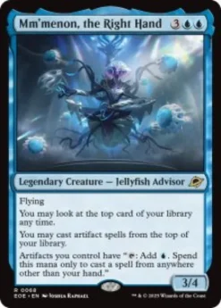 Mm'menon, the Right Hand (foil) - Edge of Eternities