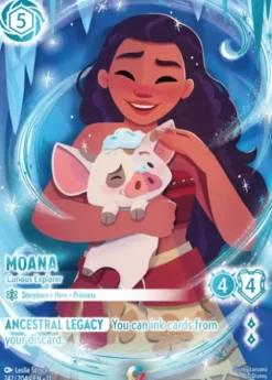 Moana, Curious Explorer (foil) (borderless) - Winterspell