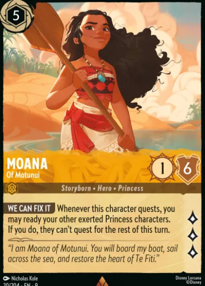 Moana, Of Motunui (foil) - Fabled