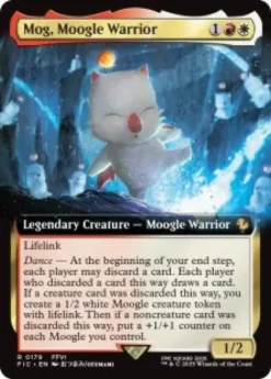 Mog, Moogle Warrior (#179) (foil) (extended art) - Final Fantasy Commander Varianten