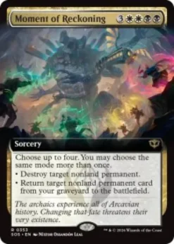 Moment of Reckoning (foil) (extended art) - Secrets of Strixhaven Varianten